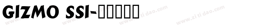 Gizmo SSi字体转换